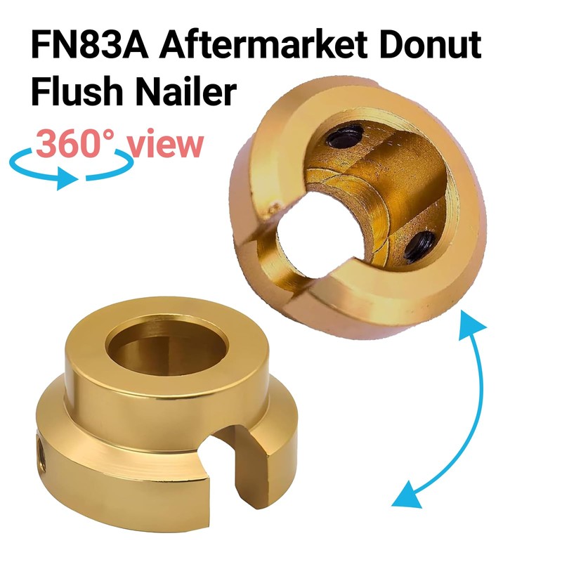2-Set FN83A Aftermarket Donut Flush Nailer Kit – Compatible with