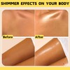 Gold Sunscreen Body Glow Oil, Shimmer Body Oil with SPF
