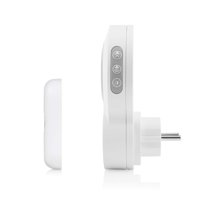 Byron DBY-23513 Wireless Doorbell Kit with Mute and Visual Alarm,