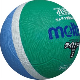 molten SLD1MSK Light Dodge Ball, Lightweight No. 1 Ball, MSK Green + Saxophone