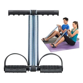 Covvy Elastic Sit Up Equipment Pull Rope Dual Spring Tension                                                                                          