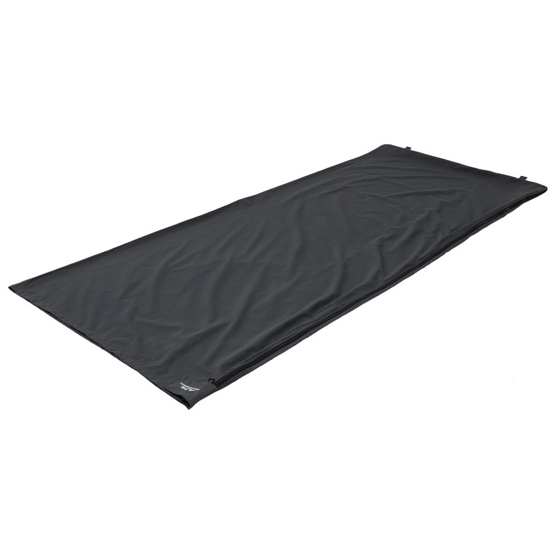 ALPS Mountaineering Brushed Polyester Rectangle Sleeping Bag Liner - Charcoal
