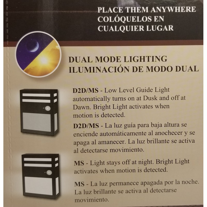 Motion Sensor LED Indoor/Outdoor Lights (Pack of 3)