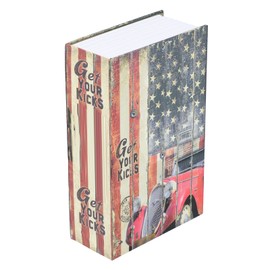 Mini Safe Lock Box Simulation Dictionary Money Box Originality Gift for Home Office Bedroom