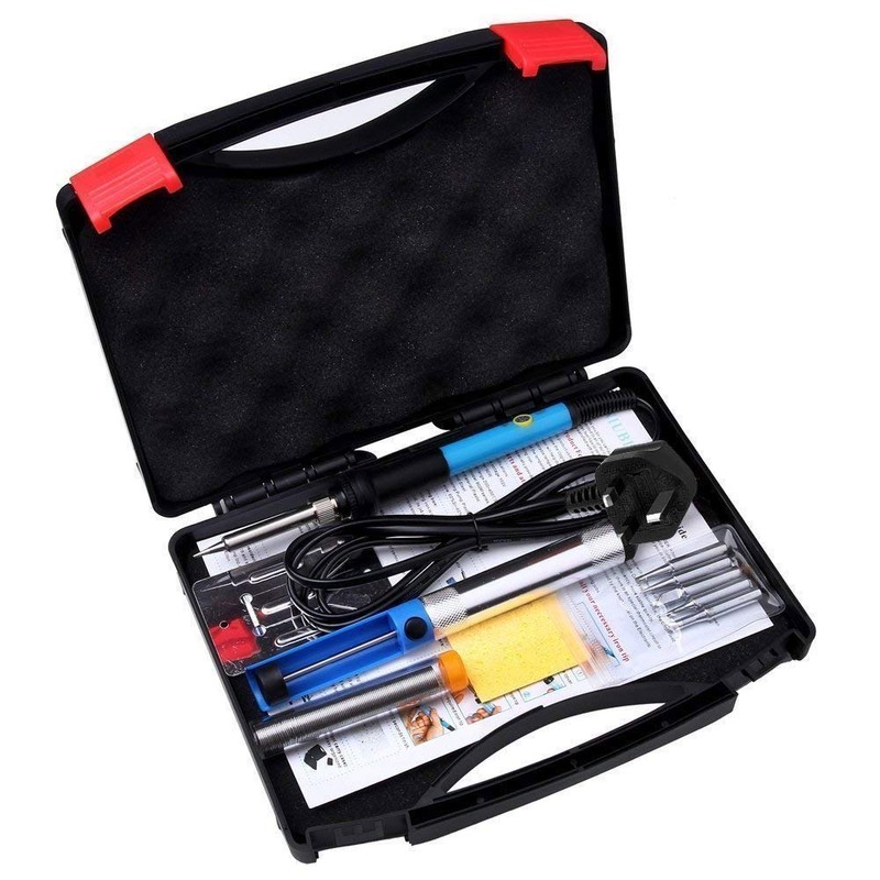 TABIGER Soldering Iron Kit - 60W Temperature Adjustable Electric Solder