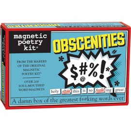 Magnetic Poetry - Obscenities Kit - Words for Refrigerator - Write Poems and Letters on the Fridge - For Ages 18 and Up - Made in the USA