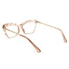FEISEDY Crystal Cat Eye Reading Glasses Blue Light Blocking Reader