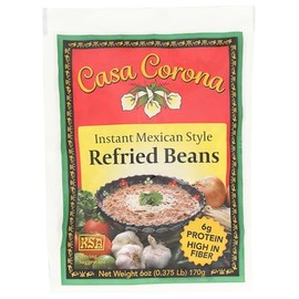na Refried Beans - Instant Mexican Style Refried Pinto Beans - 3 Bags - 6 Oz Each