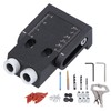39Pcs Pocket Hole Jig 15 Degree Woodworking Guide Oblique Drill