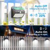 Peasur [6 Packs] Solar Lights Outdoor Motion Sensor Solar Security