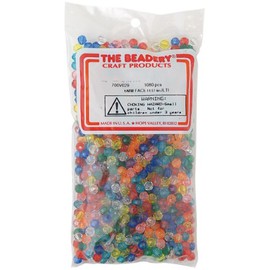 The Beadery 700V029 6mm Faceted Bead, 1080 Piece, Multicolor