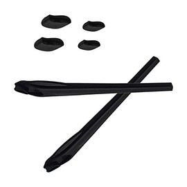 Bsymbo Black Rubber Kits Replacement for Oakley Flak 2.0 XL OO9188 Sunglass