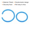 PATIKIL 2" OD 1.6" ID Loose Leaf Rings, 50 Pack