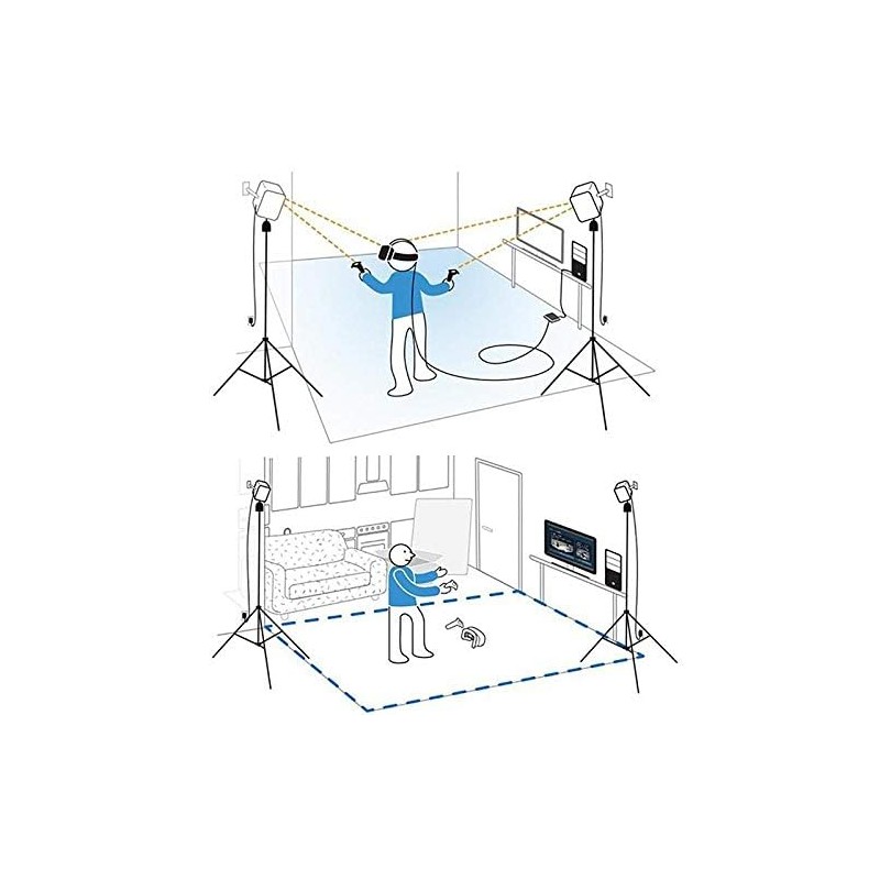 New! Hadar- VR Tripod Stand - HTC Vive Compatible Sensor
