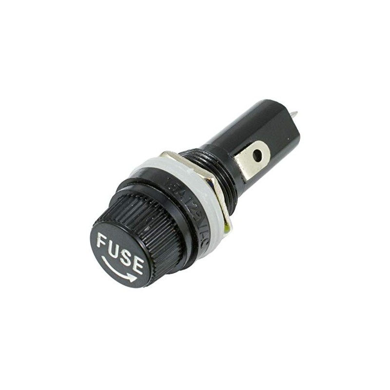 5 x Panel Mount Chassis Fuse Holder for 6x30mm Glass
