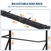 KOKEBREN KOKEBREN 5 Bike Storage Rack, Freestanding Bike Storage, Adjustable
