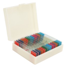 25Pcs Prepared Glass Slides High Definition Insect Animal Plant Specimens for Biology Education