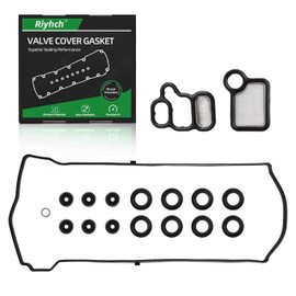 VS50614R Valve Cover Gasket Set for Honda CR-V 02-09/Accord 03-07/Civic 02-11/Element 03-11, for Acura TSX 04-13/RSX 02-06/ILX 2013/CSX 06-11/RDX 07-12, 2.4L/2.0L/2.3L L4