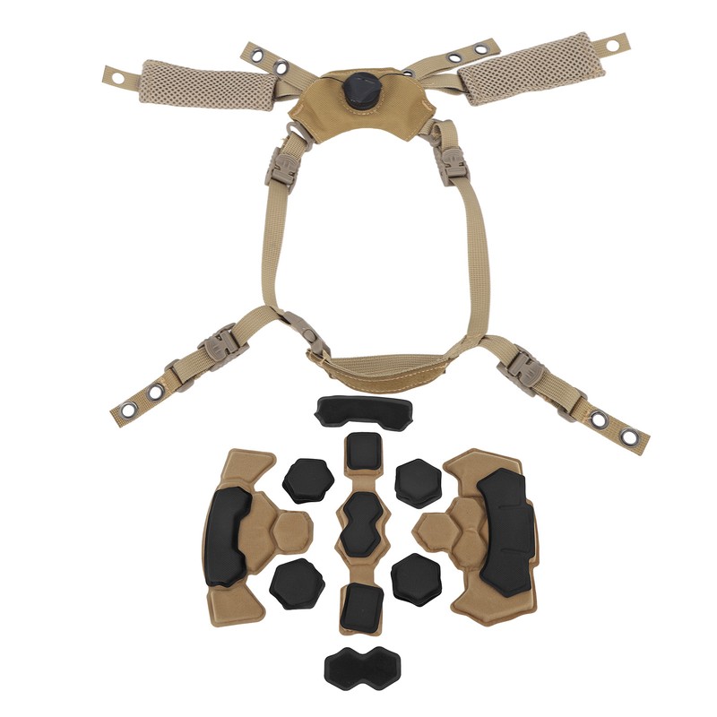 Helmet Liner System Internal Sponge Pad Adjustable Helmet Dial Suspension