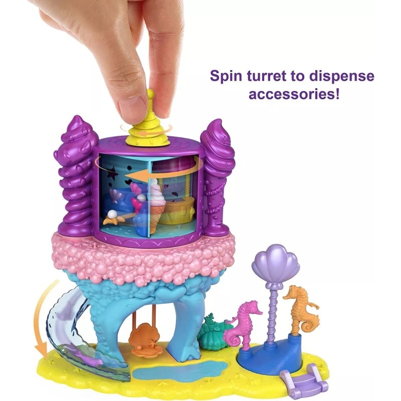 Polly Pocket Rainbow Funland Sirenas Set De Juego