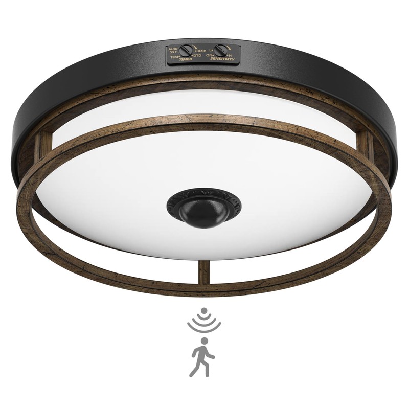 OYKYOHEI Motion Sensor Outdoor Ceiling Light, Outdoor Flush Mount LED