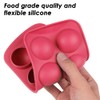 Set of 3, Silicone Chocolate Candy Molds, findTop Round Sphere