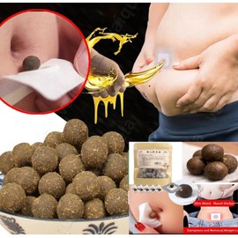 100% Pure Herbal Belly Stickersl Mugwort Navel Sticker Effective Ancient Belly (90)pcs