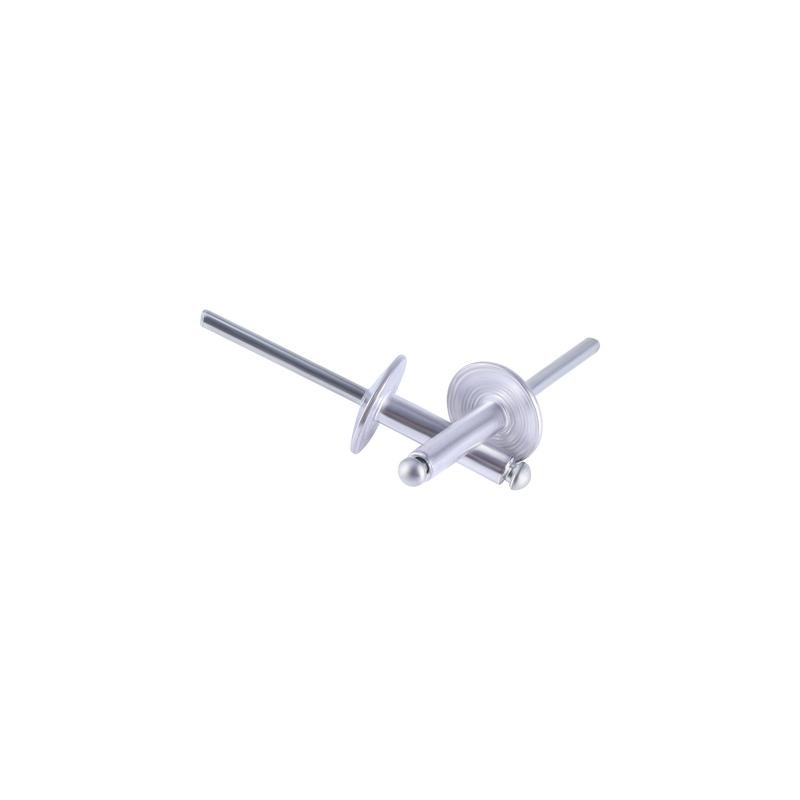 Large Flange Blind Rivets, Aluminum,Flange Diameter 3/16" (4.8mm) Pop Rivets