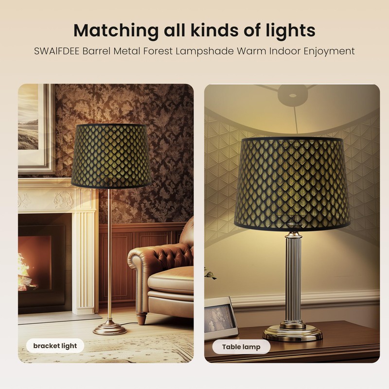 Barrel lamp shades,metal lampshades,large lamp shades for table lamps,drum lamp