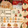 22 Cortadores De Galletas Navidad Acero Inoxidable 3d Niños