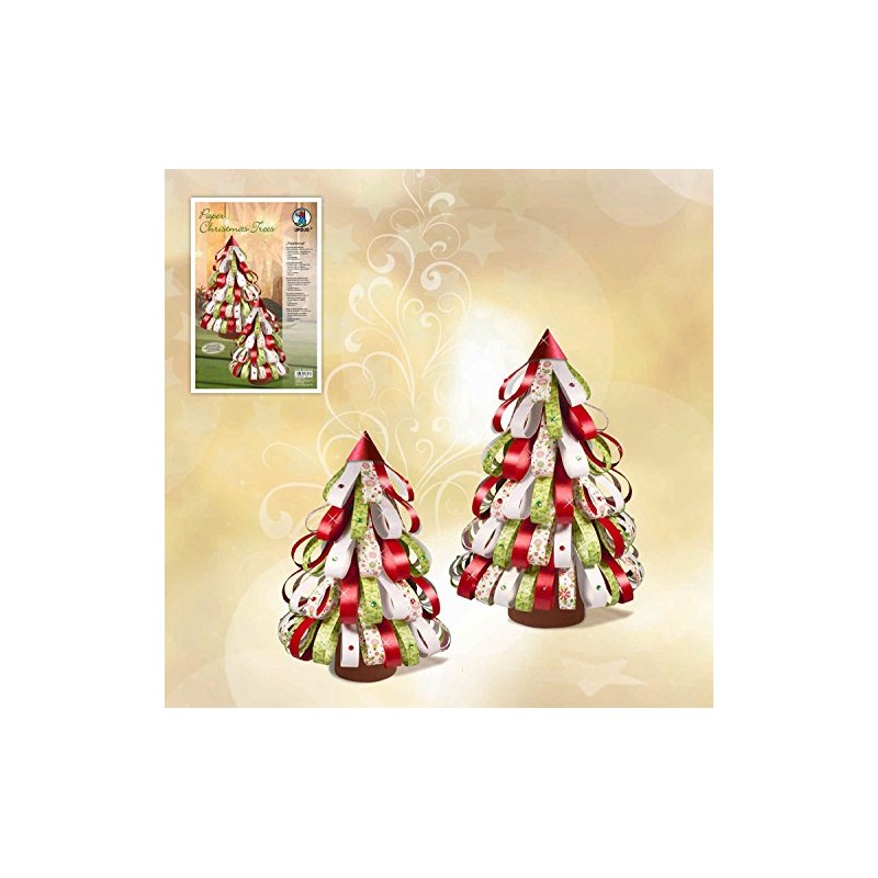 Ursus 24300099 - Designstreifen Paper Christmas Trees Traditional