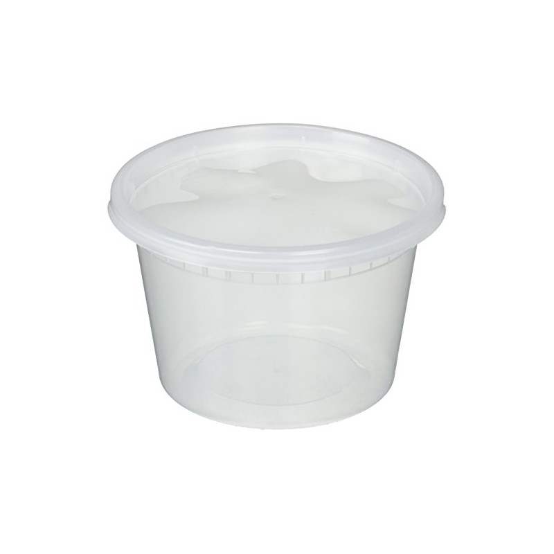 Deli Food Storage Containers with Lids, 16 Ounce (48 Count)