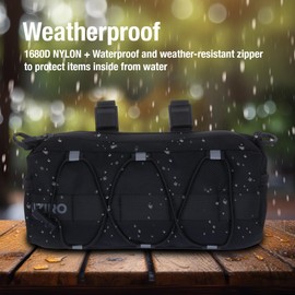 UZIRO Handlebar Bag Bicycle, Handlebar Roll Bicycle, Handlebar Bag Bicycle Gravel, Bicycle Bag Handlebar, Bike Bag, Bike Packing, Bicycle Bag, Bike Packing, Commuter Shoulder Bag for MTB