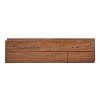 Wallwell Faux Rustic Wood Panel,3.63-21. - 1 Panel, Antique Brown