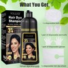 VOLLUCK Hair Dye Shampoo, Hair Dye Shampoo 3 in 1