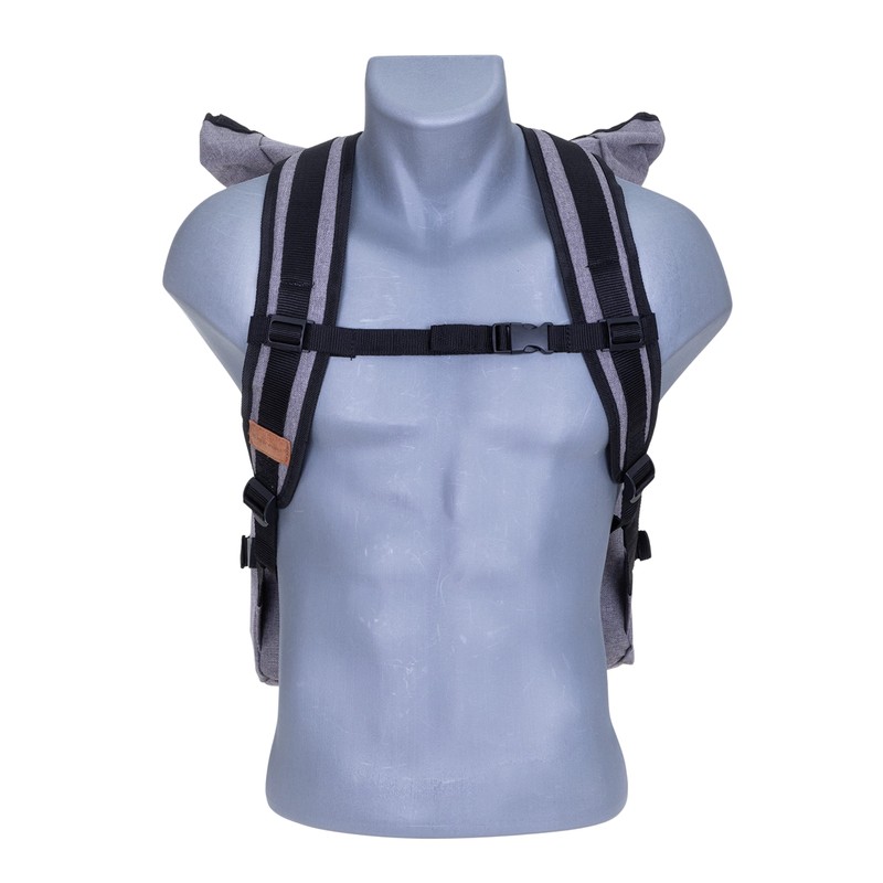 New Rebel Courier A4 Roll Up Messenger Backpack + Bottle,