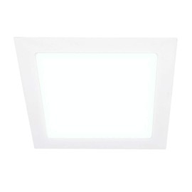Tecnolite Lámpara LED de Techo Empotrado, Lámpara de Techo LED Cuadrada, Luz de Día 6 500 k, 24 W, Color Blanco,