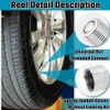 HuGuWdy Valve Stem Extension 4Pcs 39mm, Tire Valve Extension Valve
