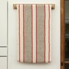 100% Cotton Traditional Terry Roller Towel - Red Stripe