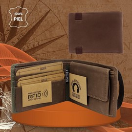 Coronel Tapiocca Wallet Portemonnaie Aitor Portmonee Herren-Geldbörse Herren Braun