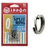 IPPON Round Shaft Split Ring, Strong, #3/30 Pieces ~ #6/15