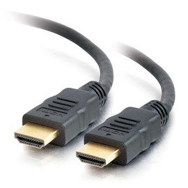 CableVantage HDMI Cable Braided Cord - HDMI HD Ready - High Speed - Gold Plated Connectors - Ethernet/Audio Return Channel - Video 1080p, 3D - PC TV HDTV Black (15 Feet)