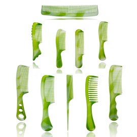 10 Pcs Hair Combs, Comb Set, Hair Combs for Women and Men, Coarse, Fine Dressing Comb