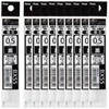 ぺんてる ボールペン替芯 XBXS5-A 0.5黒 10本