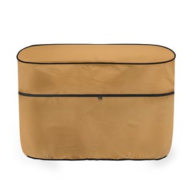 Knextrepoy Khaki RV Trailer Propane Tank Cover Fit for Dual 20lb Tanks,Replacement Cover for RV/Trailer/Camper