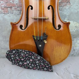 TREESCENT 3/4, 4/4 Size Guarneri Type Chinrest Violin Cover Pad