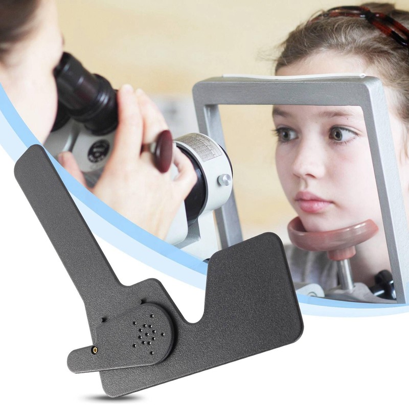Ksrnsne Professional Ophthalmic Lorgnette 17 Pinhole Black Plastic Vision Test