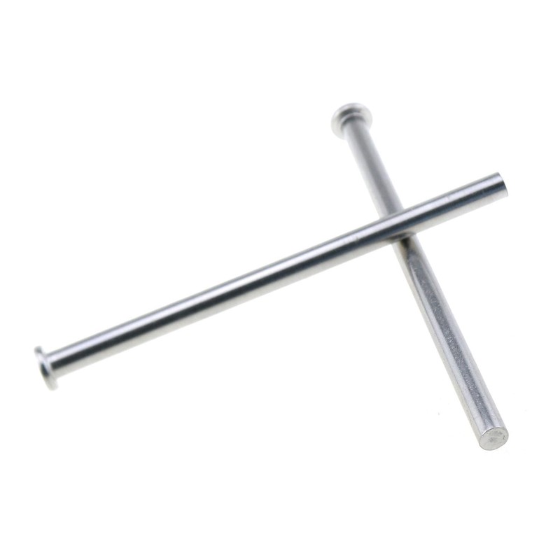 MEETOOT 4PCS 4 Inch Stainless Steel Straight Hinge Pin for