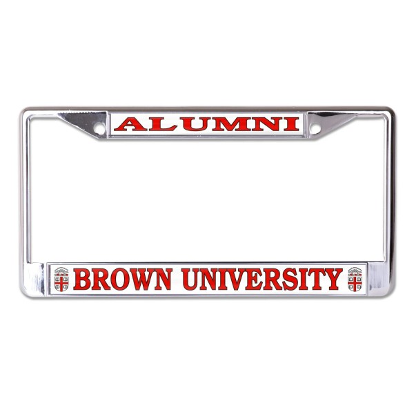 OSCS Brown University (Bears) Alumni Metal License Plate Frame