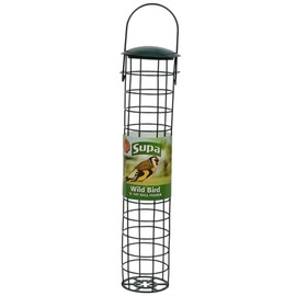Supa Standard Wild Bird Fat Ball Feeder 9", Transparent, VIT-25673